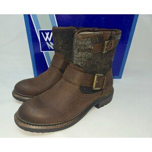 White Mountain Women's Carlin Brown Ankle Boots 6M